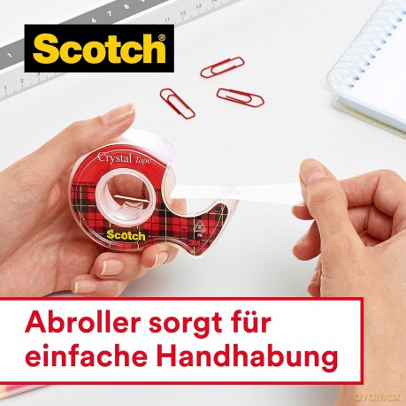 Scotch: 12 + 2 GRATIS: Scotch Crystal Klebefilm