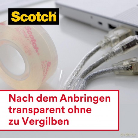 Scotch: 12 + 2 GRATIS: Scotch Crystal Klebefilm