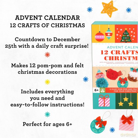 12 Crafts of Christmas Advent Calendar [KSIĄŻKA]