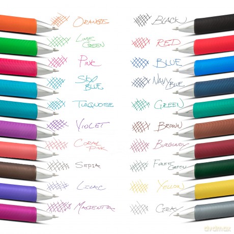 Pentel: 12 Pentel LR7 Gelschreiberminen koralle