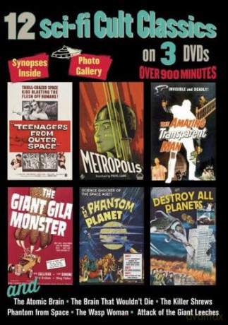 12 Sci-Fi Cult Classics [3DVD]