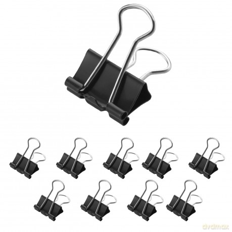 Westcott: 12 WESTCOTT Foldbackklammern schwarz 1,9
