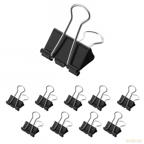 Westcott: 12 WESTCOTT Foldbackklammern schwarz 2,5