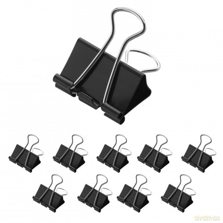 Westcott: 12 WESTCOTT Foldbackklammern schwarz 4,1