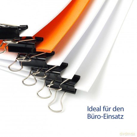 Westcott: 12 WESTCOTT Foldbackklammern schwarz 4,1