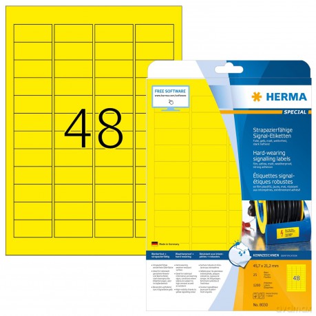 1200 HERMA wetterfeste Folienetiketten 8