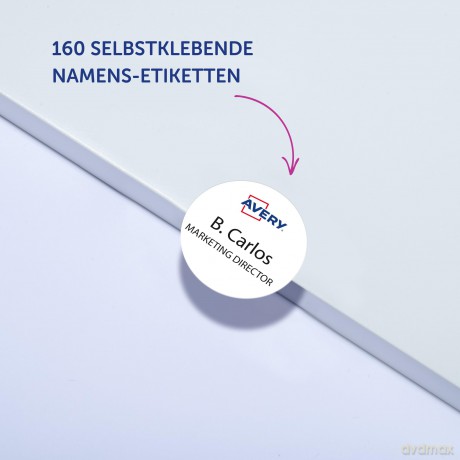 160 AVERY Zweckform Namensetiketten L488