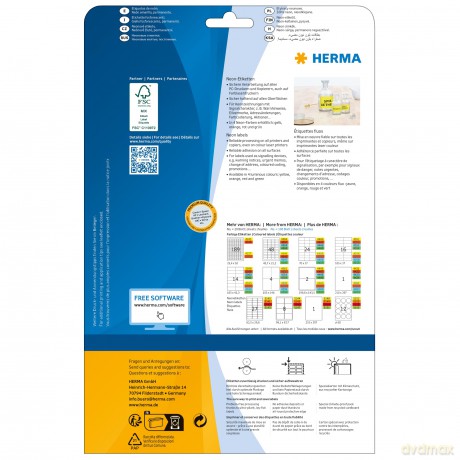 160 HERMA Etiketten 5147 grźn