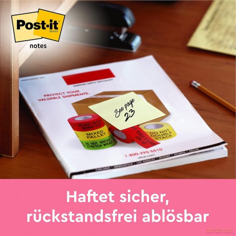 Post-Itâž: 18 + 6 GRATIS: Post-it Haftnotizen gelb