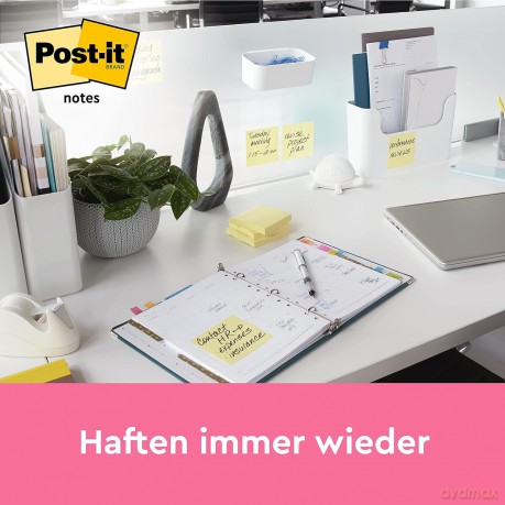 Post-Itâž: 18 + 6 GRATIS: Post-it Haftnotizen gelb