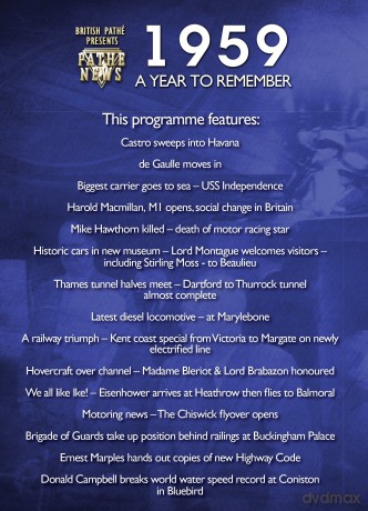 1959 A Year To Remember [DVD]