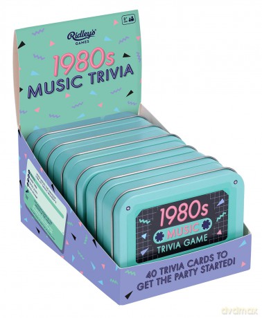 1980s Music Trivia Game CDU of 6 [KSIĄŻKA]