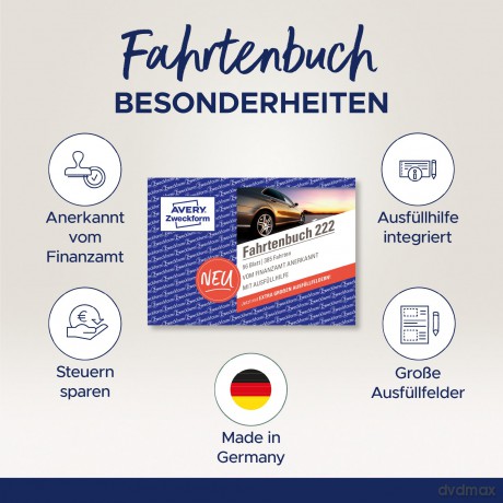 Avery Zweckform: 2 + 1 GRATIS: 2 AVERY Zweckform Fahrtenb