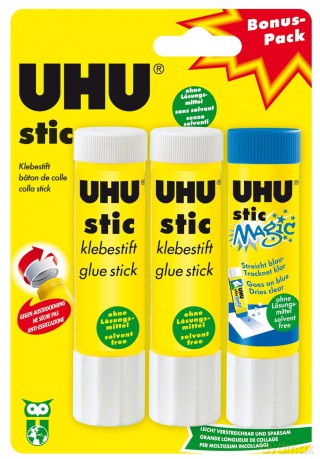 Uhu: 2 + 1 GRATIS: UHU stic Klebestift 21,0 g