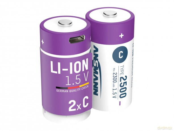 Ansmann: 2 ANSMANN Akkus 2500 Baby C 2.300 mAh