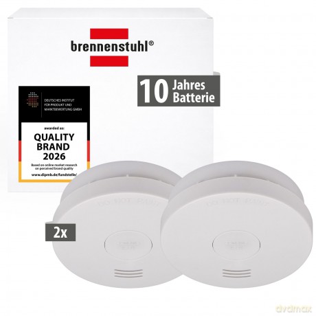 Brennenstuhl: 2 brennenstuhl RM L 3100 Rauchmelder