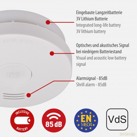 Brennenstuhl: 2 brennenstuhl RM L 3100 Rauchmelder