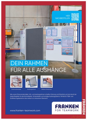 Franken: 2 FRANKEN Magnetrahmen selbstklebend PRO
