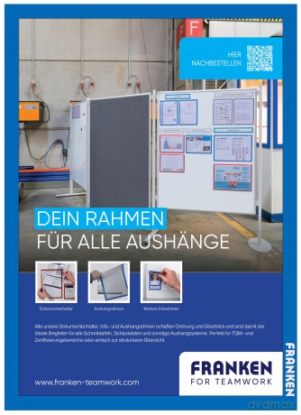 Franken: 2 FRANKEN Magnetrahmen selbstklebend PRO