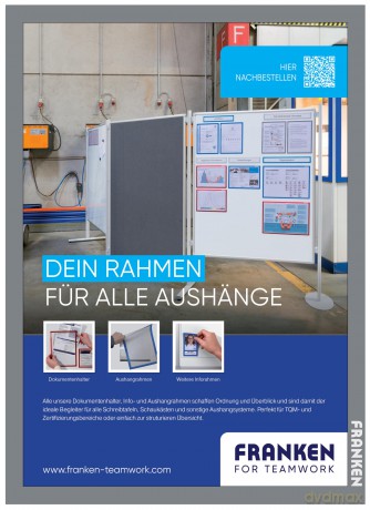 Franken: 2 FRANKEN Magnetrahmen selbstklebend PRO