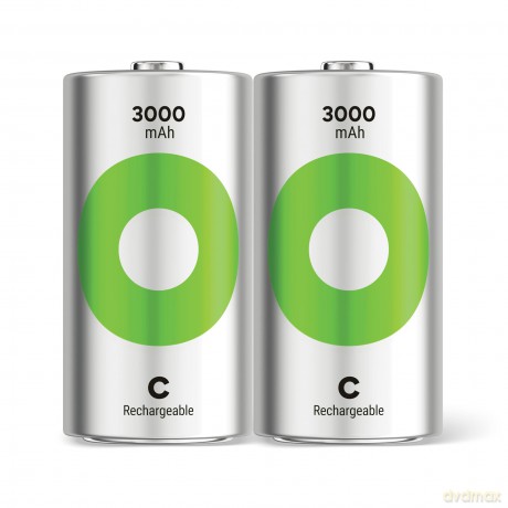 Gp: 2 GP Akkus ReCyko+ Baby C 3.000 mAh