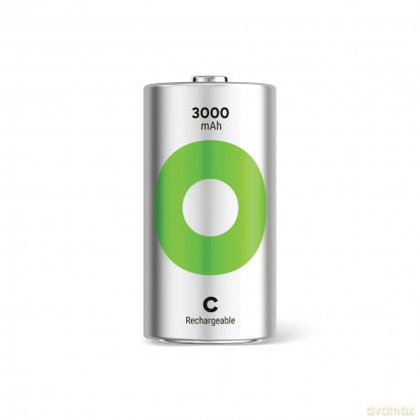 Gp: 2 GP Akkus ReCyko+ Baby C 3.000 mAh