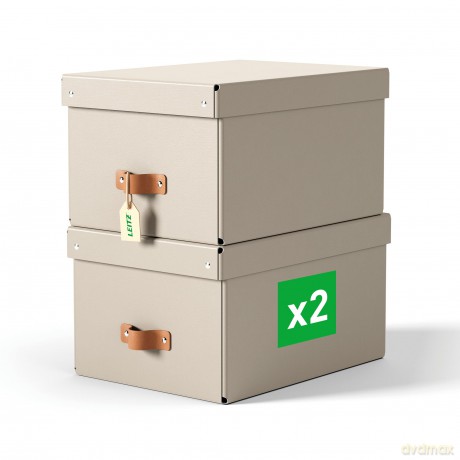 Leitz: 2 LEITZ Puro Aufbewahrungsboxen 17,0 l b