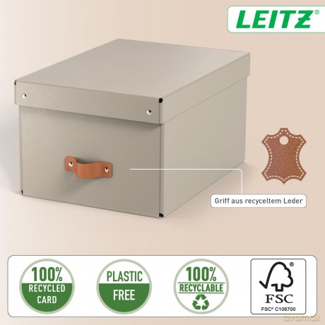 Leitz: 2 LEITZ Puro Aufbewahrungsboxen 17,0 l b