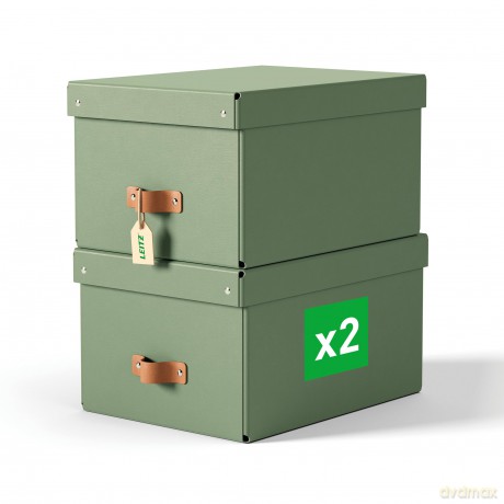 Leitz: 2 LEITZ Puro Aufbewahrungsboxen 17,0 l g