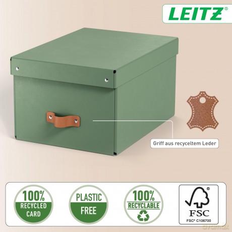 Leitz: 2 LEITZ Puro Aufbewahrungsboxen 17,0 l g