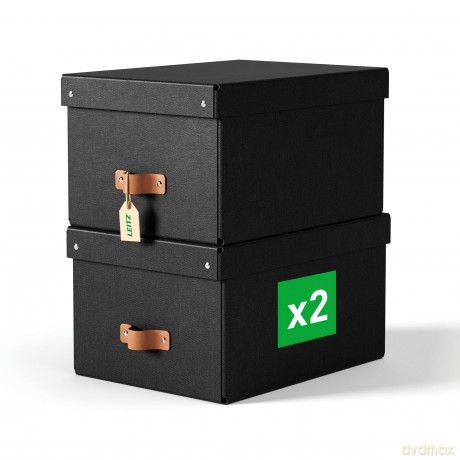 Leitz: 2 LEITZ Puro Aufbewahrungsboxen 17,0 l s