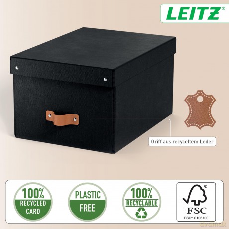 Leitz: 2 LEITZ Puro Aufbewahrungsboxen 17,0 l s