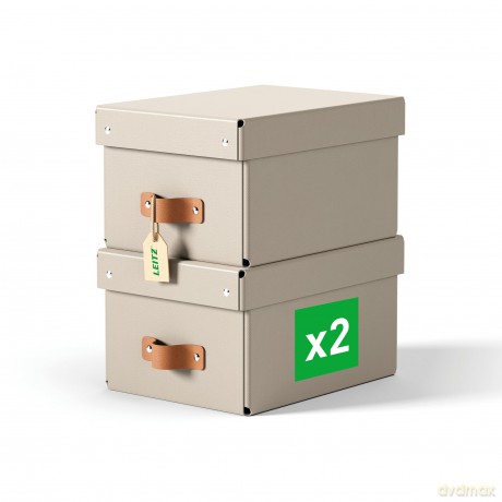 Leitz: 2 LEITZ Puro Aufbewahrungsboxen 6,5 l be