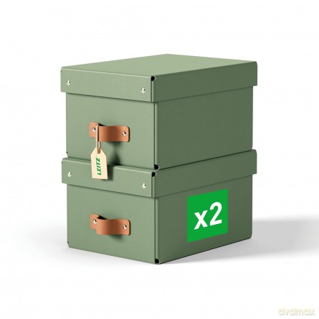 Leitz: 2 LEITZ Puro Aufbewahrungsboxen 7,0 l gr