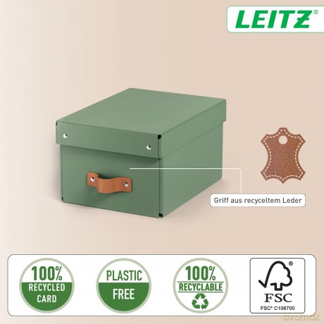 Leitz: 2 LEITZ Puro Aufbewahrungsboxen 7,0 l gr