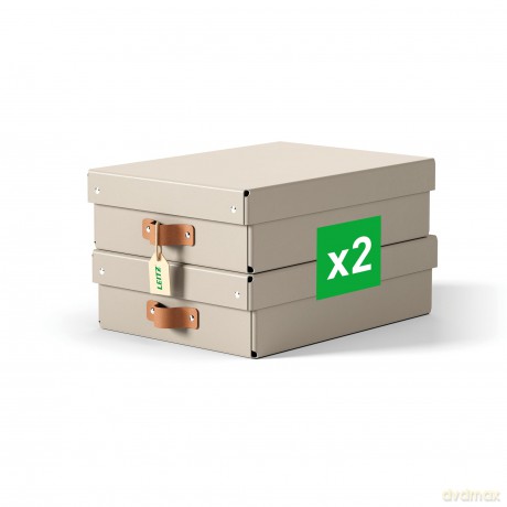 Leitz: 2 LEITZ Puro Aufbewahrungsboxen 8,0 l be
