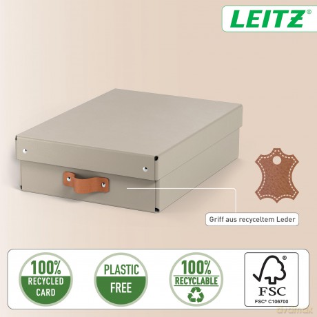 Leitz: 2 LEITZ Puro Aufbewahrungsboxen 8,0 l be