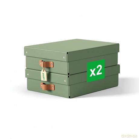 Leitz: 2 LEITZ Puro Aufbewahrungsboxen 8,0 l gr