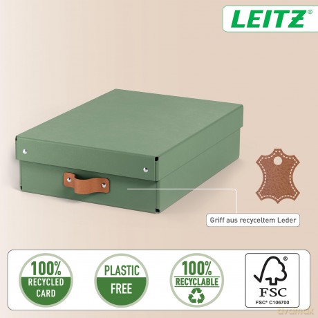 Leitz: 2 LEITZ Puro Aufbewahrungsboxen 8,0 l gr