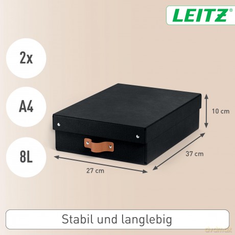 Leitz: 2 LEITZ Puro Aufbewahrungsboxen 8,0 l sc