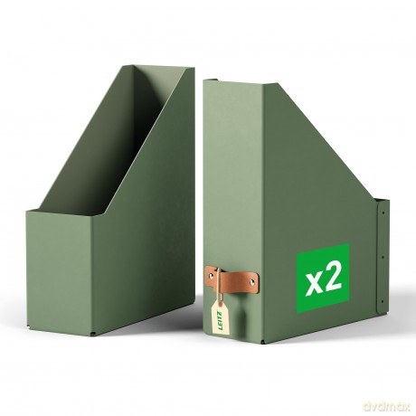 Leitz: 2 LEITZ Stehsammler Puro 24710050 grźn K