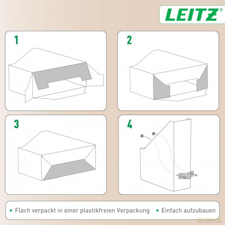 Leitz: 2 LEITZ Stehsammler Puro 24710050 grźn K