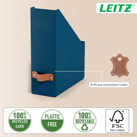 Leitz: 2 LEITZ Stehsammler Puro 24710068 dunkel