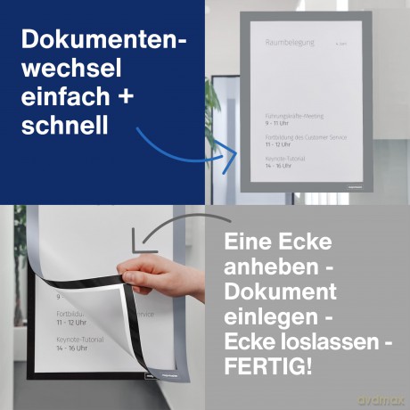 Magnetoplan: 2 magnetoplan Magnetrahmen selbstklebend