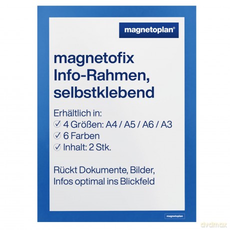 Magnetoplan: 2 magnetoplan Magnetrahmen selbstklebend