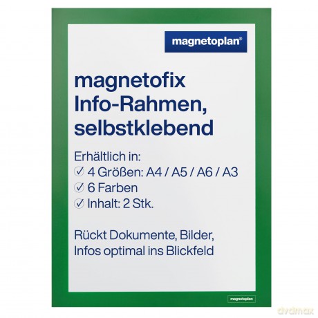 Magnetoplan: 2 magnetoplan Magnetrahmen selbstklebend