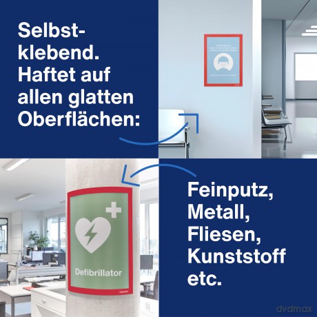 Magnetoplan: 2 magnetoplan Magnetrahmen selbstklebend