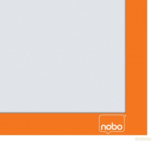 Nobo: 2 nobo Magnetrahmen selbstklebend orange