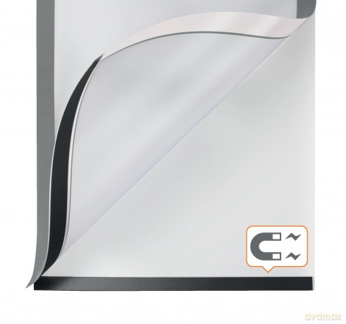 Nobo: 2 nobo Magnetrahmen selbstklebend silber