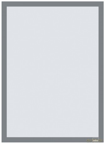 Nobo: 2 nobo Magnetrahmen selbstklebend silber